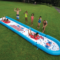 WOW Watersports 25 Ft Mega Backyard Slide with Splash Pool