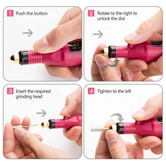 LULAA Electric Nail Drill Machine Set