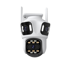 Three Lens 6K HD Outdoor WiFi Security Camera