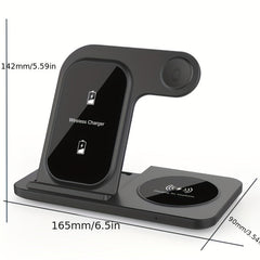 3-in-1 Fast Wireless Charger for iPhone & Apple Devices